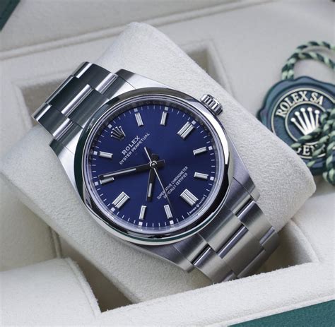 rolex perpetual 36 blue